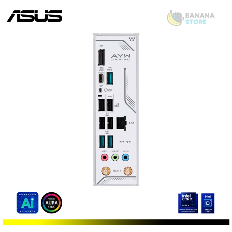 PLACA MADRE Z890 ASUS AYW WIFI W AORUA SYNC DDR5 LGA1851