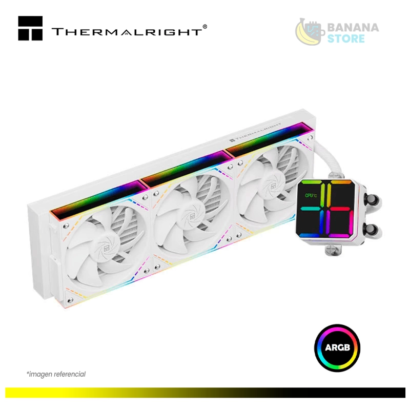 REFRIGERACION LIQUIDA THERMALRIGHT PEERLESS VISION 360 ARGB BLANCO