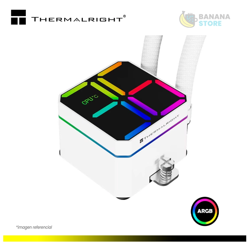 REFRIGERACION LIQUIDA THERMALRIGHT PEERLESS VISION 360 ARGB BLANCO