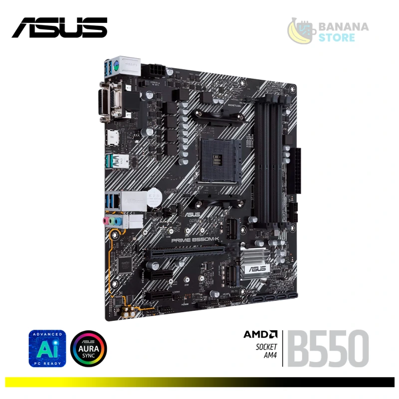 PLACA MADRE B550M-K ASUS PRIME M-ATX AM4