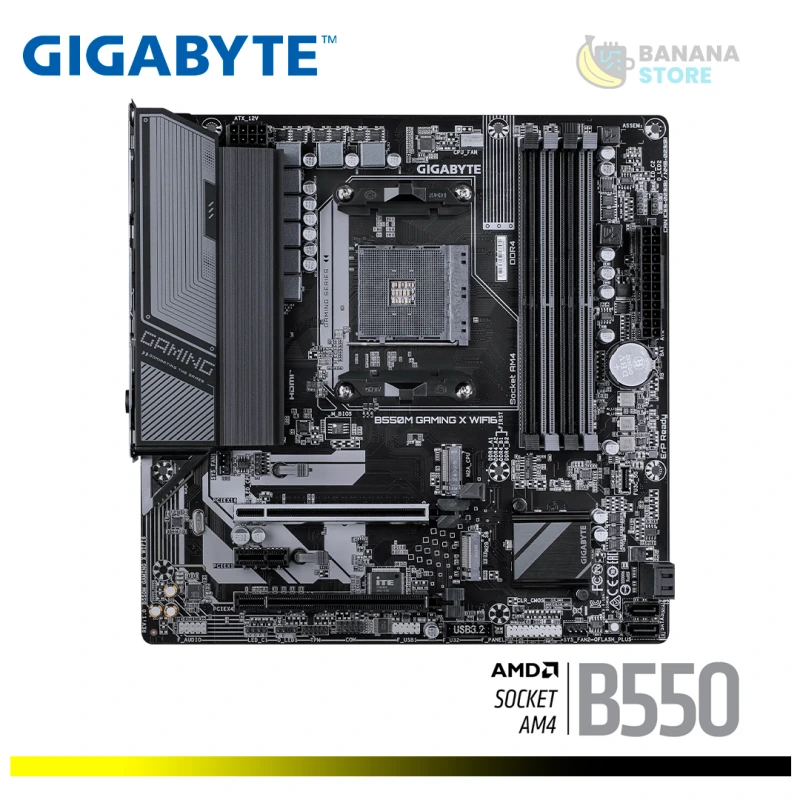 PLACA MADRE B550M GIGABYTE GAMING X WIFI 6 M-ATX AM5