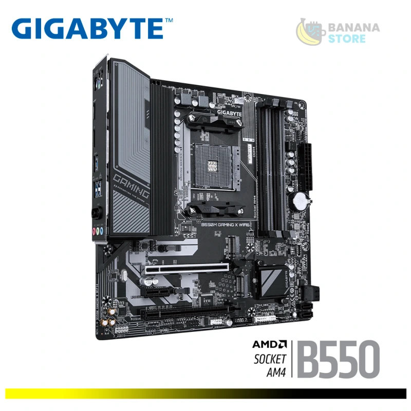 PLACA MADRE B550M GIGABYTE GAMING X WIFI 6 M-ATX AM5