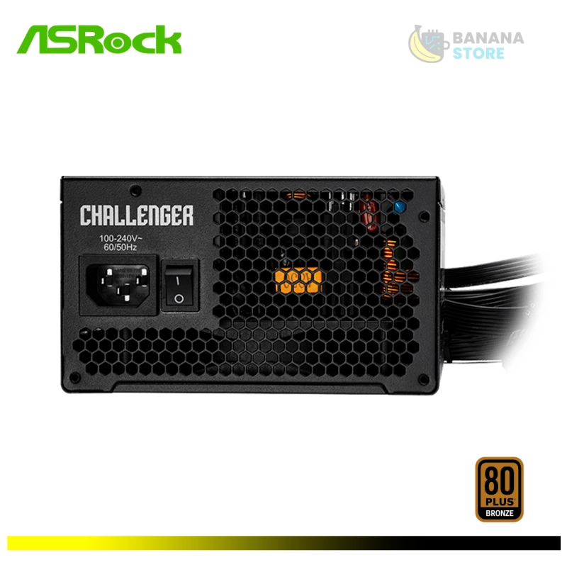 FUENTE DE PODER 650W ASROCK CL-650B CHALLENGER 80 PLUS BRONZE SERIES