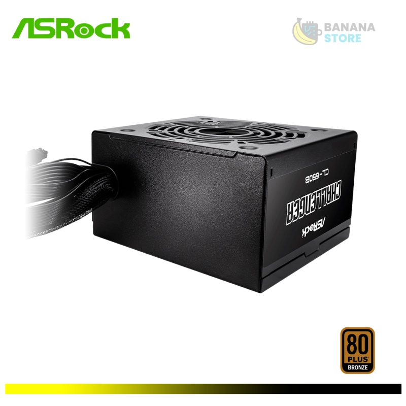 FUENTE DE PODER 650W ASROCK CL-650B CHALLENGER 80 PLUS BRONZE SERIES