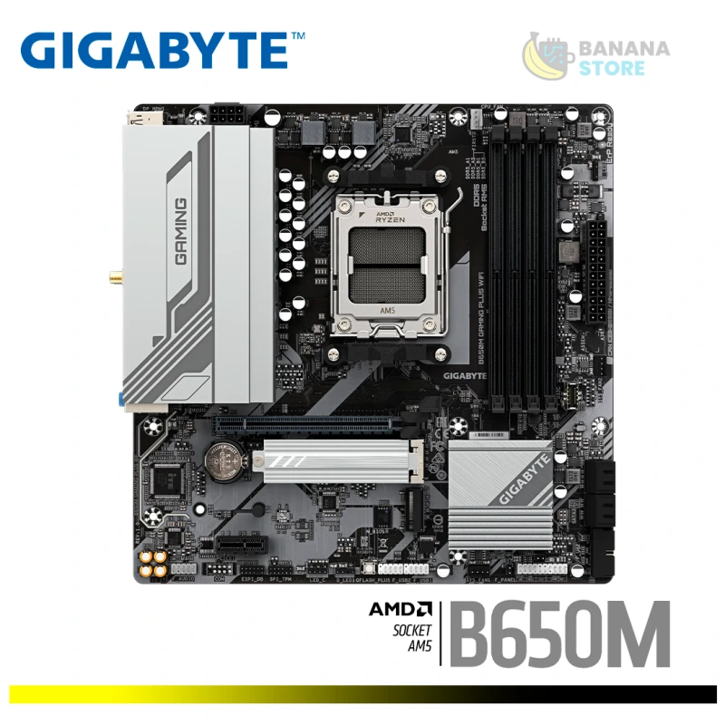 PLACA MADRE B650M GIGBABYTE GAMING PLUS WIFI ATX AM5