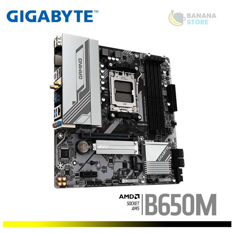 PLACA MADRE B650M GIGBABYTE GAMING PLUS WIFI ATX AM5