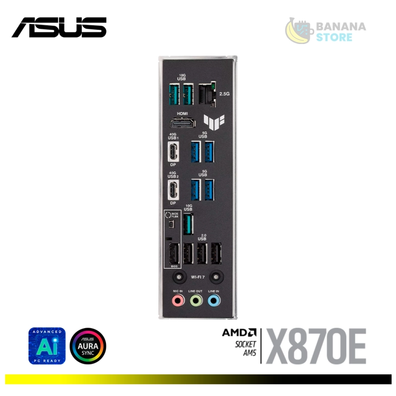 PLACA MADRE X870E-PLUS ASUS TUF GAMING WIFI7 AM5 ATX