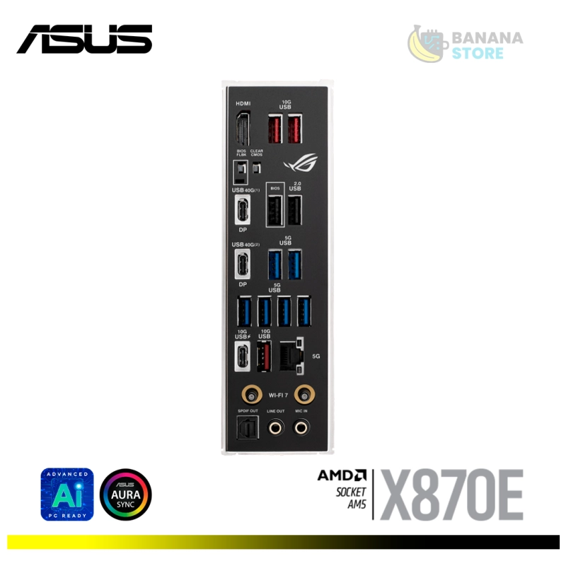 PLACA MADRE ASUS ROG STRIX X870E-H GAMING WIFI7 ATX