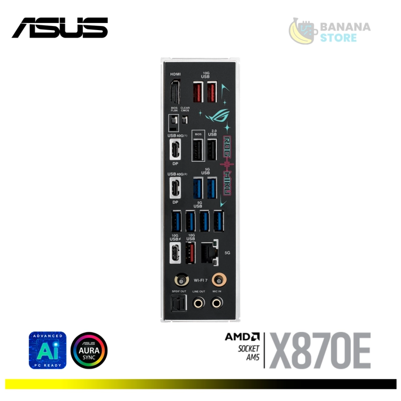 PLACA MADRE X870 ROG STRIX X870E-H GAMING WIFI 7 MIKU EDITION