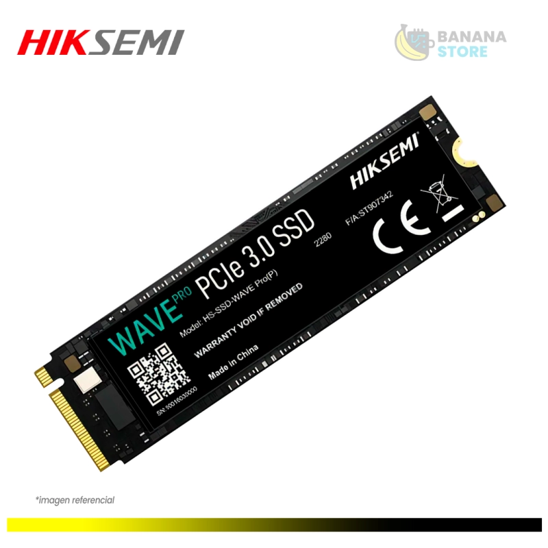 UNIDAD ESTADO SOLIDO HIKSEMI WAVE PRO 512GB M.2 3500 MB/S PCI 3.0