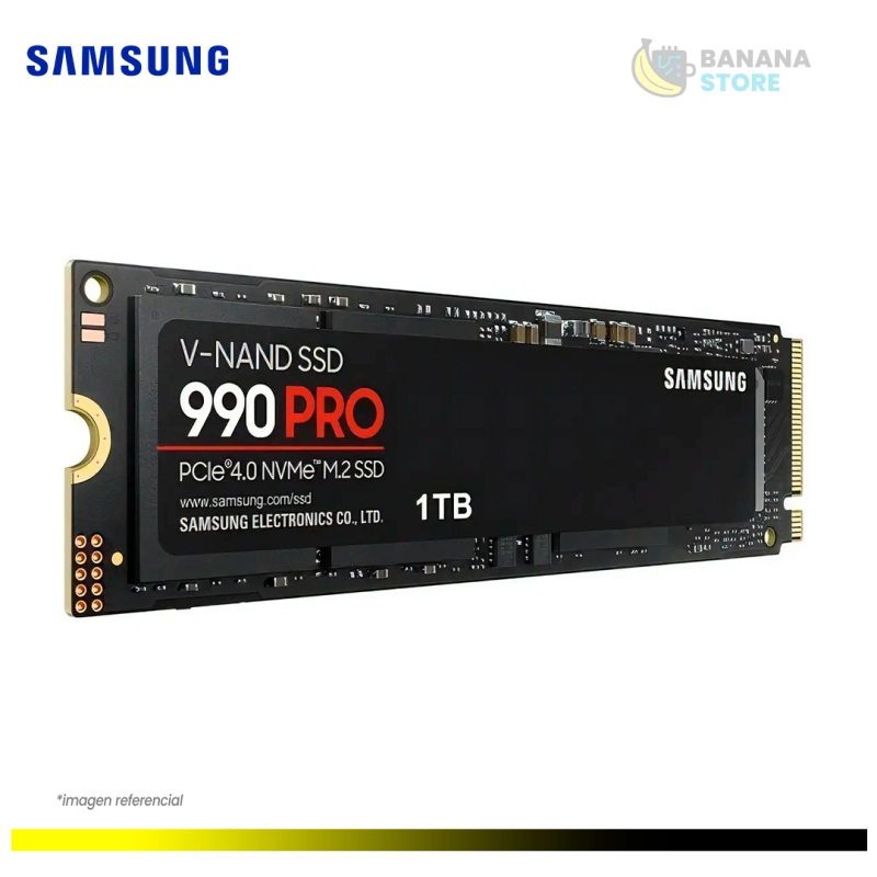 UNIDAD ESTADO SOLIDO SAMSUNG 1TB 990 PRO NVME M.2 7450 MB/S PCI 4.0