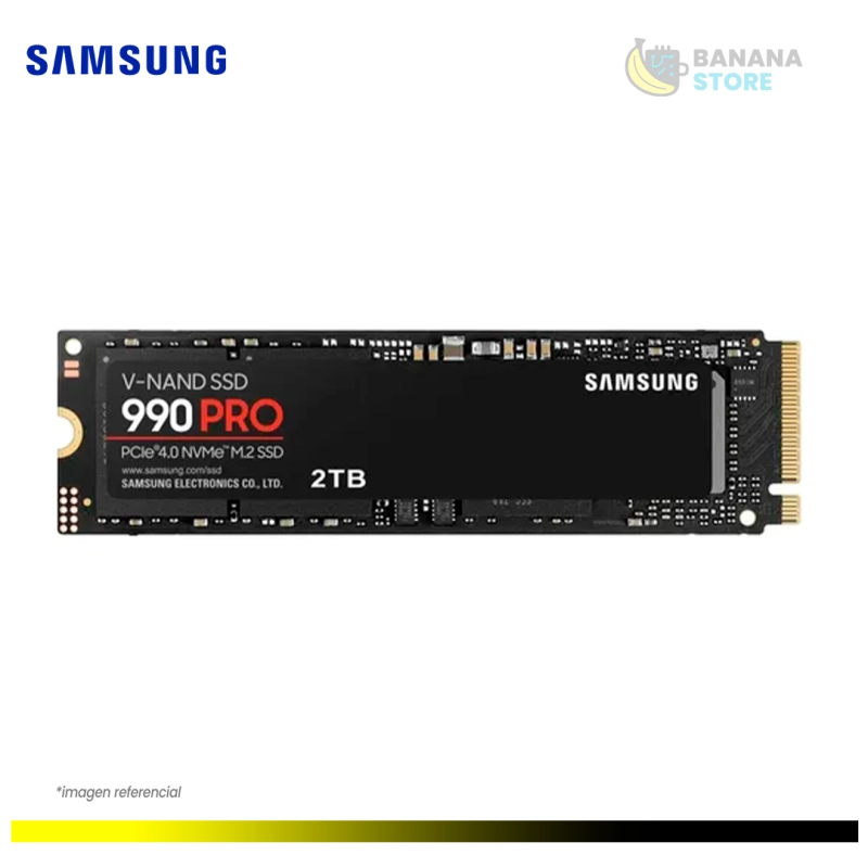 UNIDAD ESTADO SOLIDO SAMSUNG 2TB 990 PRO NVME M.2 7450 MB/S PCI 4.0