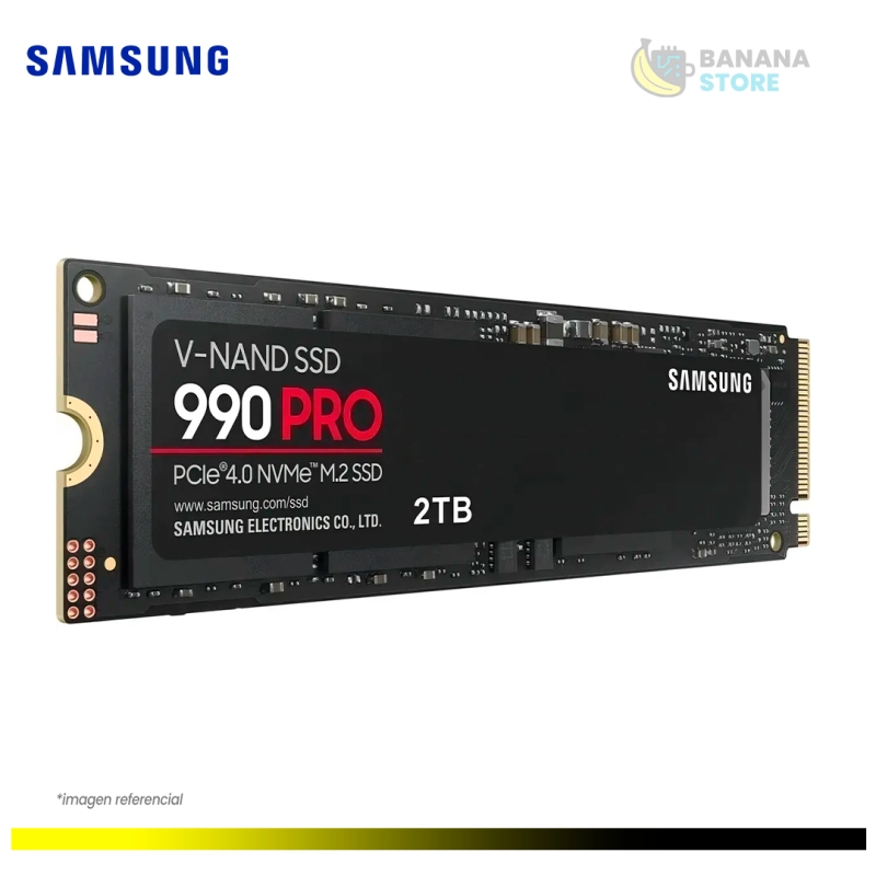 UNIDAD ESTADO SOLIDO SAMSUNG 2TB 990 PRO NVME M.2 7450 MB/S PCI 4.0