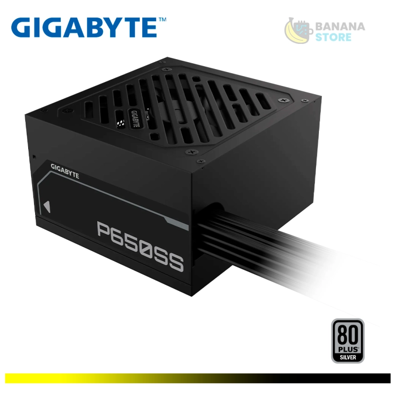 FUENTE DE PODER 650W 80 PLUS SILVER GIGABYTE BLACK ATX