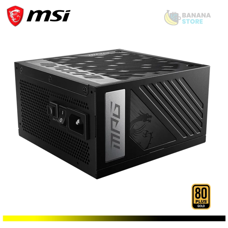 FUENTE DE PODER 1000W MAG A1000WGLS MSI 80 PLUS GOLD PCI 5.0 FULL MODULAR ATX