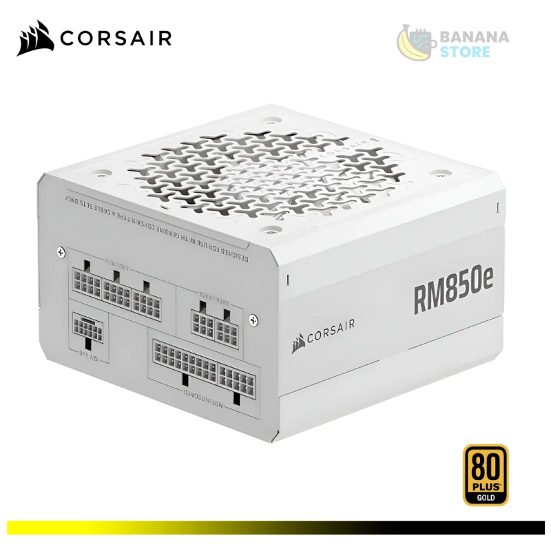 FUENTE DE PODER 850W RM850E WHITE CORSAIR 80 PLUS GOLD FULL MODULAR ATX 3.1 PCI 5.1