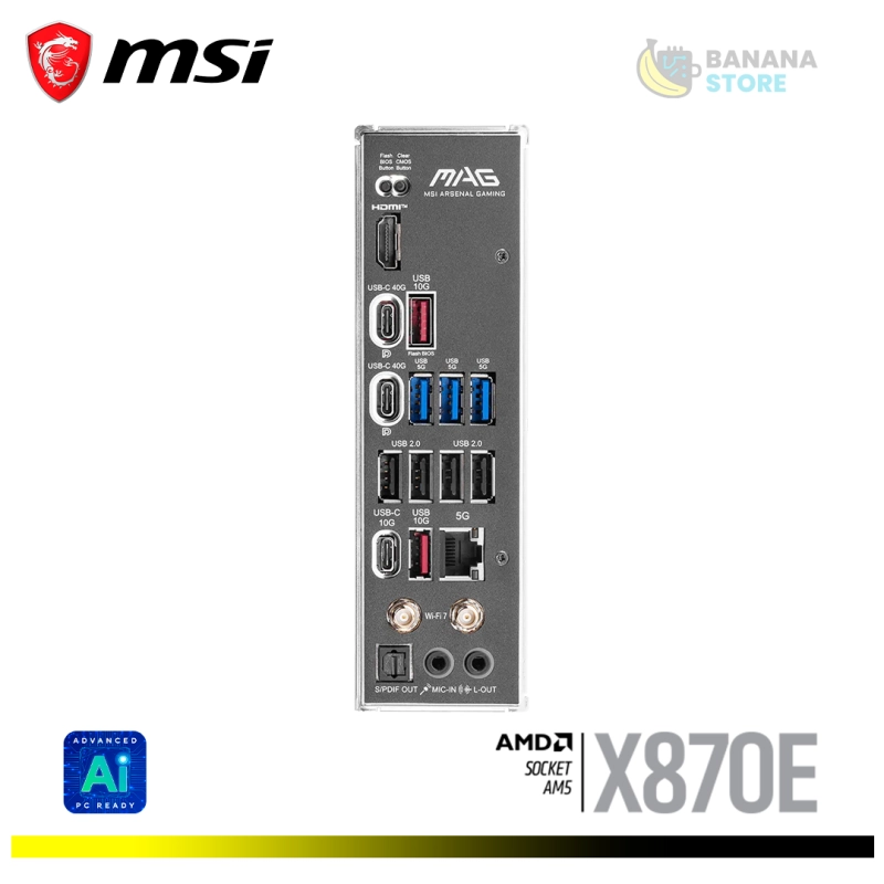 PLACA MADRE MSI MAG X870E TOMAHAWK WIFI ATX AMD AM5