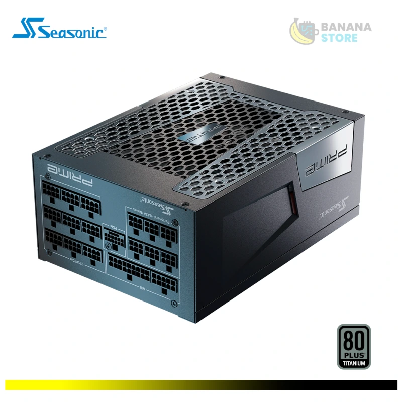 FUENTE DE PODER 1300W SEASONIC TX-1300 BLACK CYBENETICS TITANIUM FULL MODULAR ATX 3.1 PCLE 5.1