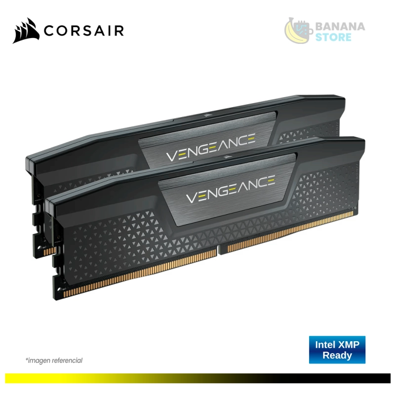 MEMORIA RAM CORSAIR VENGEANCE DDR5 32GB 2X16 6000MHZ CL30 INTEL XMP READY