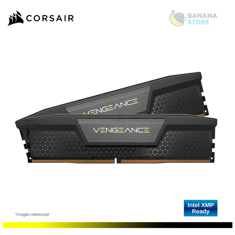 MEMORIA RAM CORSAIR VENGEANCE DDR5 32GB 2X16 6000MHZ CL30 INTEL XMP READY