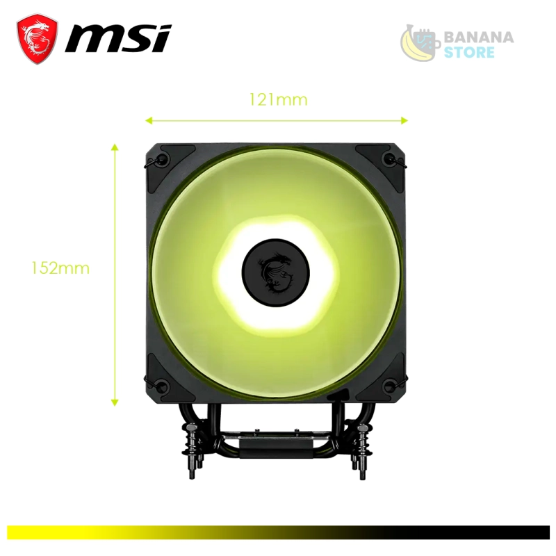 REFRIGERACION DE TORRE MSI MAG COREFROZR AA13 BLACK ARGB AMD/INTEL