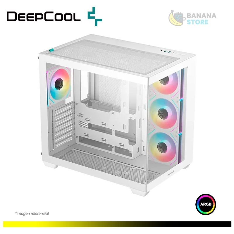 CASE DEEPCOOL CG530 WHITE ARGB 4FAN