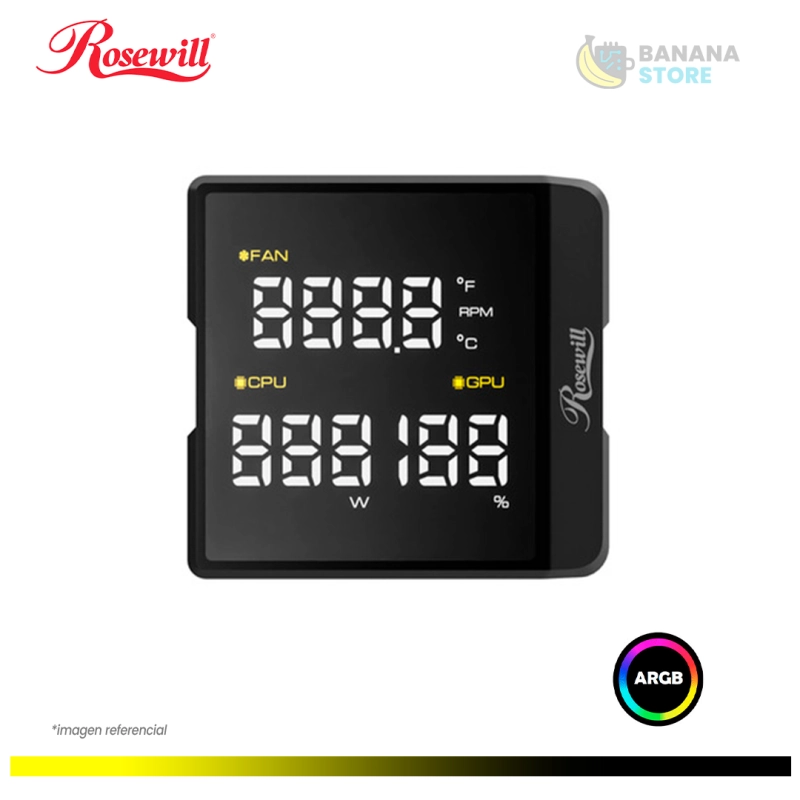 REFRIGERACION LIQUIDA ROSEWILL FROSTMAX 240MM DIGITAL ARGB AIO