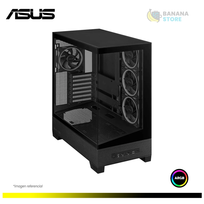 CASE ASUS A31 PLUS BLACK MID TOWER 4 FAN ARGB