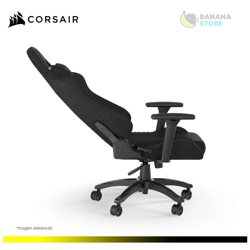 SILLA GAMING CORSAIR TC100 RELAXED TEXTIL BLACK GREY CF-9010051-WW