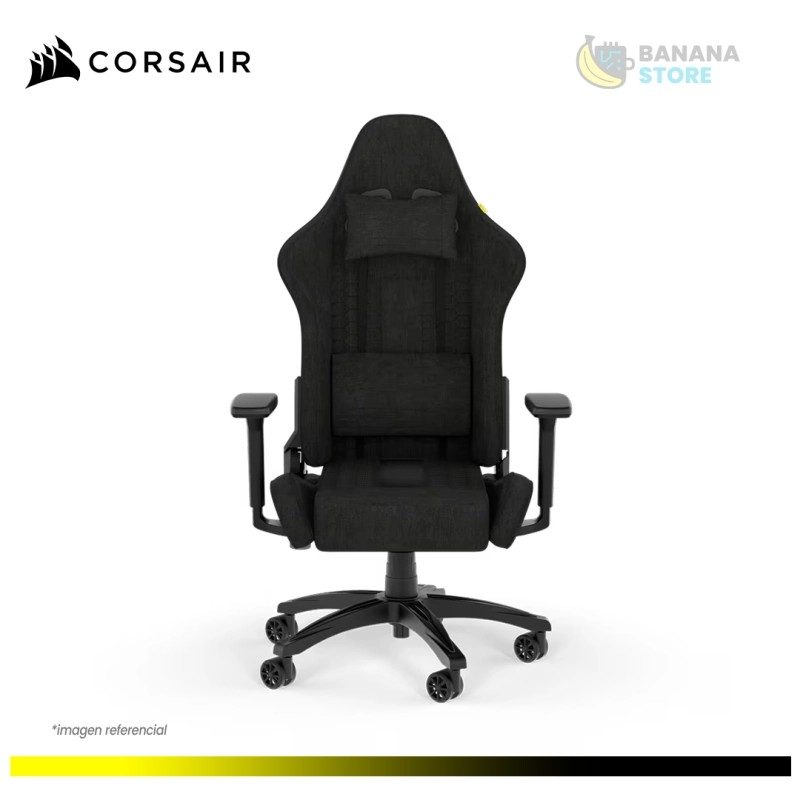 SILLA GAMING CORSAIR TC100 RELAXED TEXTIL BLACK GREY CF-9010051-WW