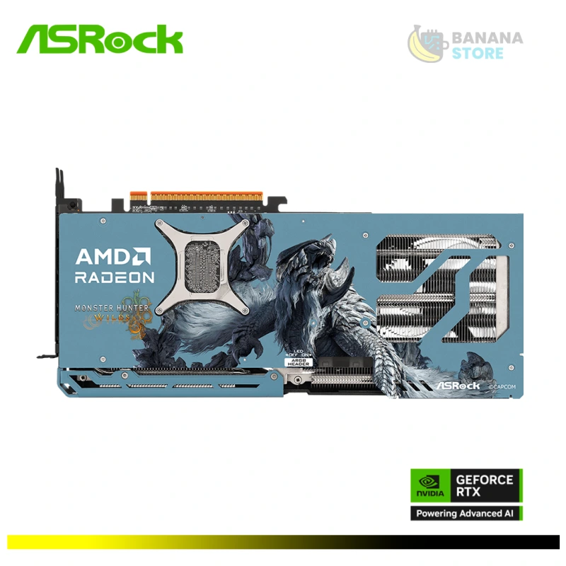 TARJETA DE VIDEO AMD RADEON RX 9070XT 16GB ASROCK EDITION MONSTER HUNTER WILDS