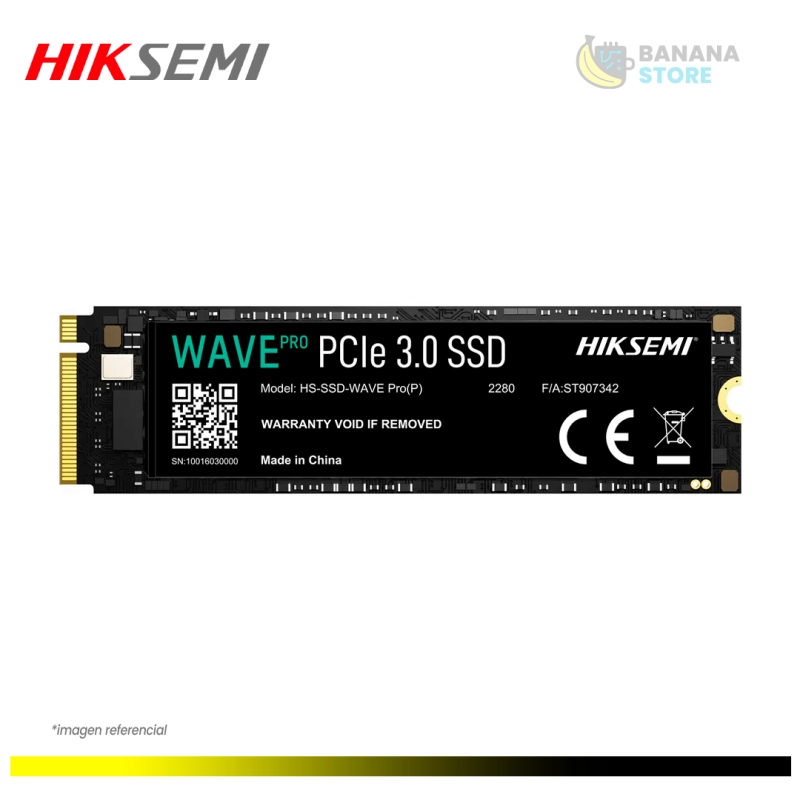 UNIDAD ESTADO SOLIDO HIKSEMI WAVE 512GB M.2 PCI 3.0