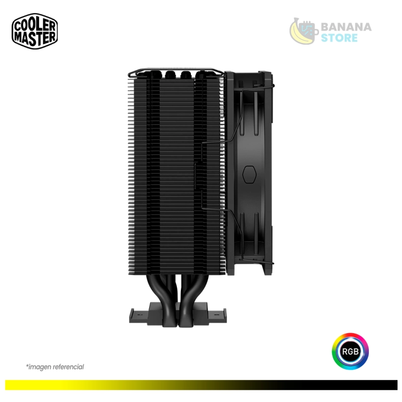 REFRIGERACION AIRE DISIPADOR TORRE HYPER 212 RGB BLACK EDITION COOLER MASTER INTEL/AMD