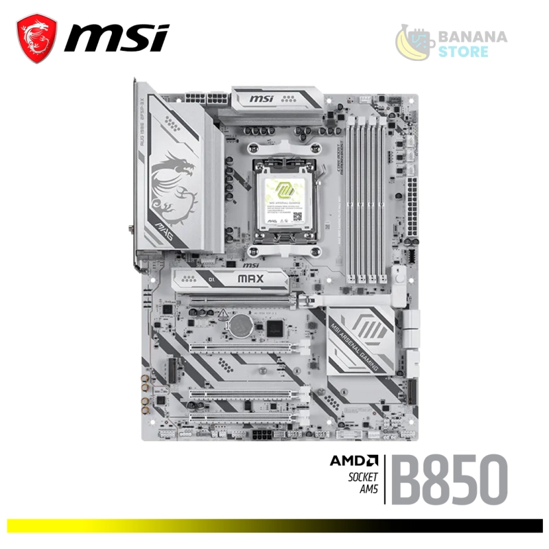 PLACA MADRE B850 MSI MAX GAMING WIFI W AM5 ATX WHITE