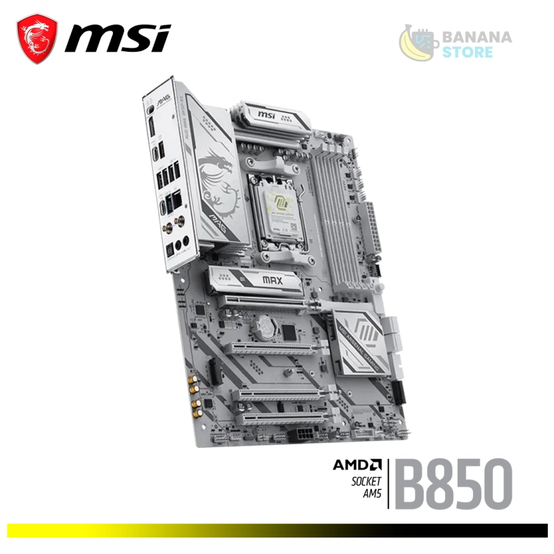 PLACA MADRE B850 MSI MAX GAMING WIFI W AM5 ATX WHITE