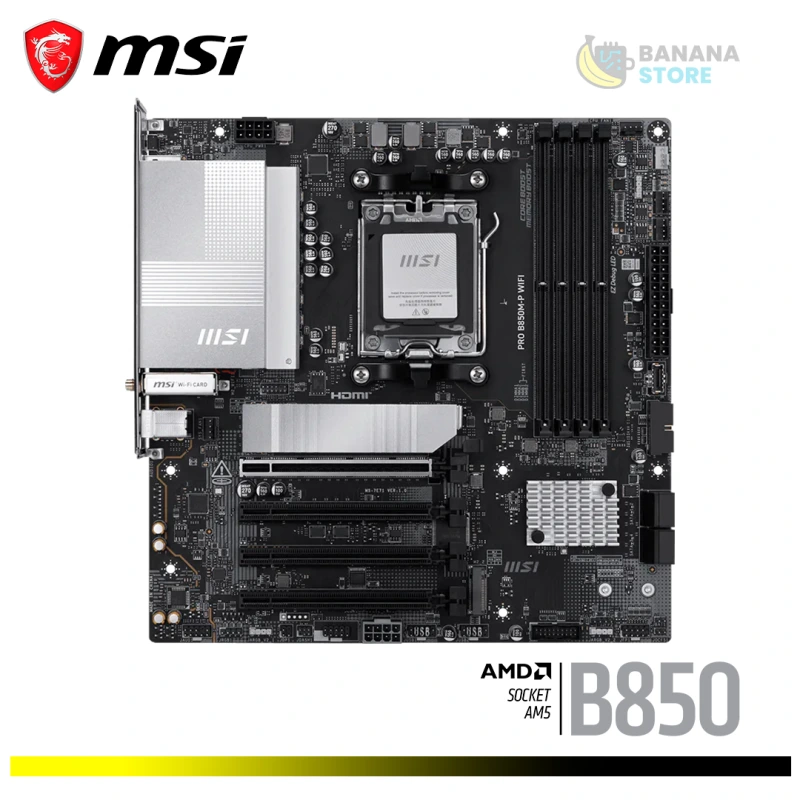 PLACA MADRE B850M-P MSI PRO WIFI M-ATX AM5