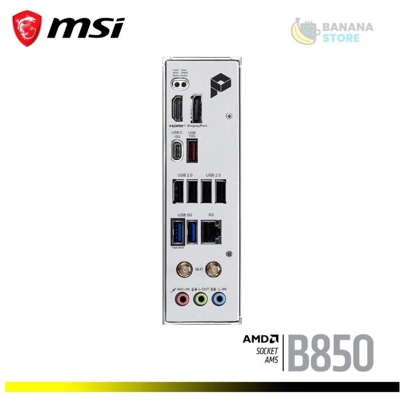 PLACA MADRE B850M-P MSI PRO WIFI M-ATX AM5