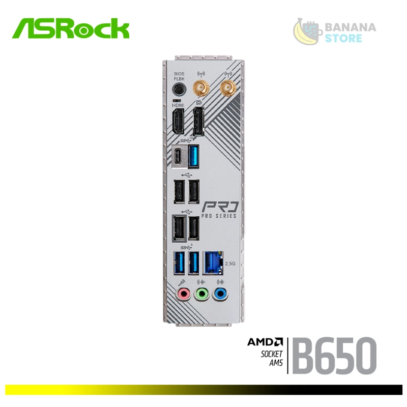 PLACA MADRE B650M ASROCK PRO RS WIFI M-ATX AM5