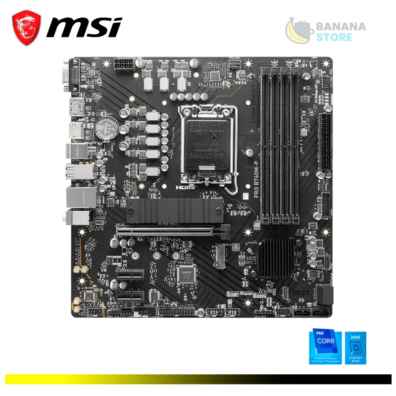 PLACA MADRE B760M-P MSI PRO DDR5 LGA1700 M-ATX