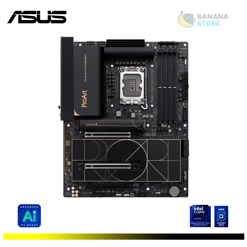 PLACA MADRE ASUS PROART Z890-CREATOR WIFI LGA 1851 INTEL Z890 DDR5 WIFI BLUETOOTH USB 20GB ATX