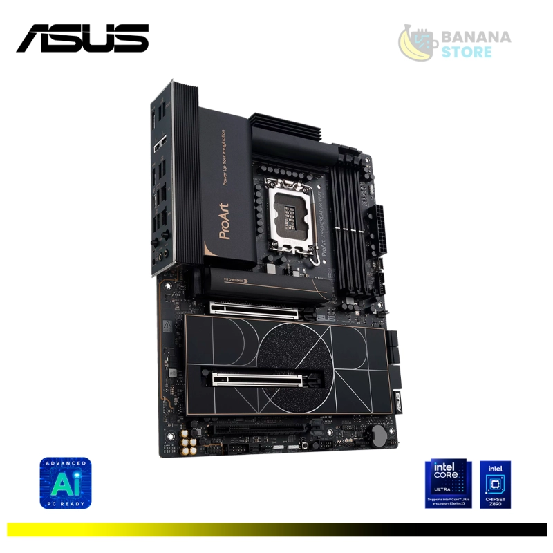 PLACA MADRE ASUS PROART Z890-CREATOR WIFI LGA 1851 INTEL Z890 DDR5 WIFI BLUETOOTH USB 20GB ATX