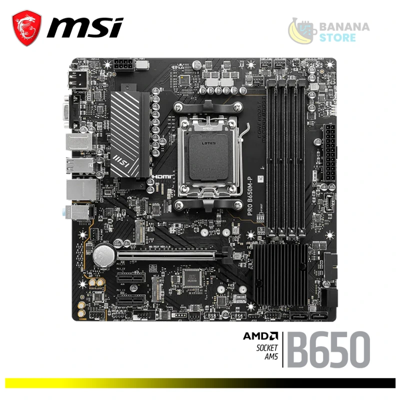 PLACA MADRE B650M-P MSI PRO AM5 M-ATX