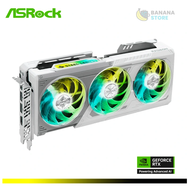 TARJETA DE VIDEO RX 9070XT ASROCK STEEL LEGEND 16GB OC WHITE EDITION GDDR6