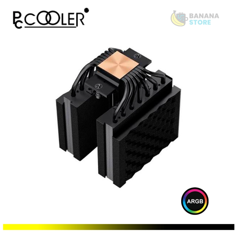 REFRIGERACION AIRE TORRE PCCOOLER CPS RT720 TC ARGB BLACK AMD/INTEL