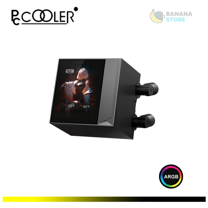 REFRIGERACION LIQUIDA 360 PCCOOLER CPS DC360 PRO ARGB DISPLAY PANTALLA AMD/INTEL