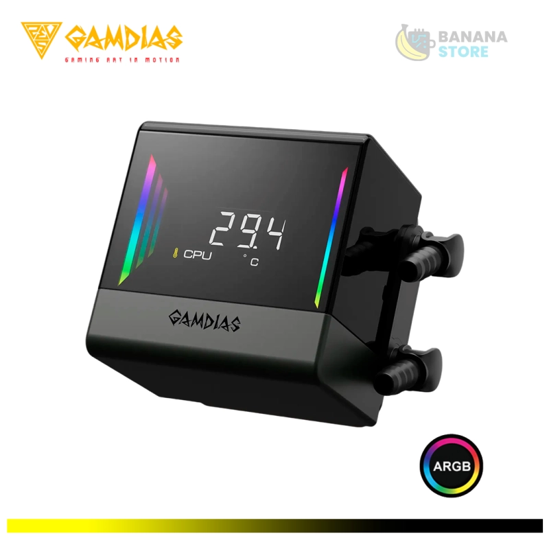 REFRIGERACION LIQUIDA 360 GAMDIAS CHIONE V2 PRETO ARGB PANTALLA