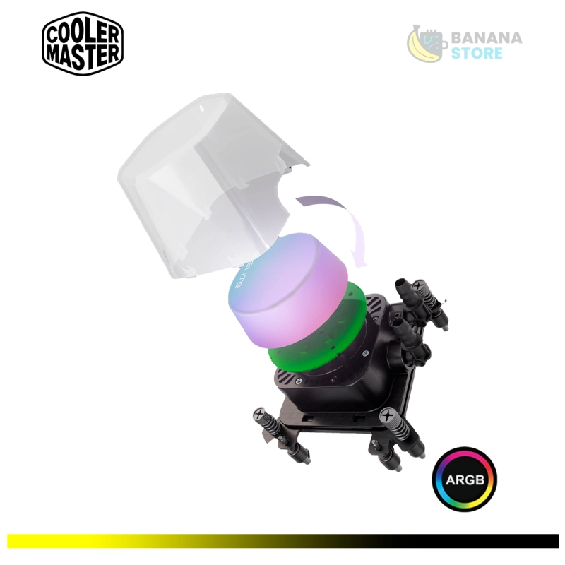 REFRIGERACION LIQUIDA 240 COOLER MASTER ARGB ELITE LIQUID NEGRO AMD/INTEL