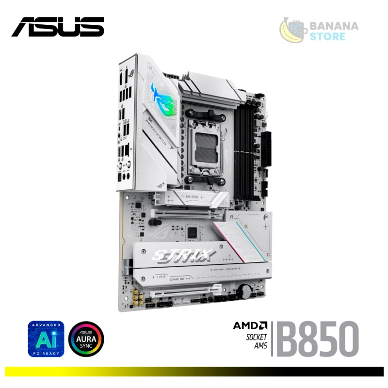 PLACA MADRE B850-A ASUS ROG STRIX GAMING WIFI WHITE AM5 ATX