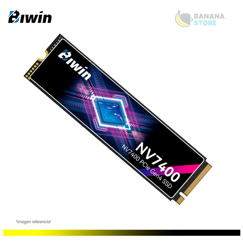 UNIDAD ESTADO SOLIDO 1TB BIWIN 1000GB NV7400 M.2 7450 MB/S PCLE 4.0