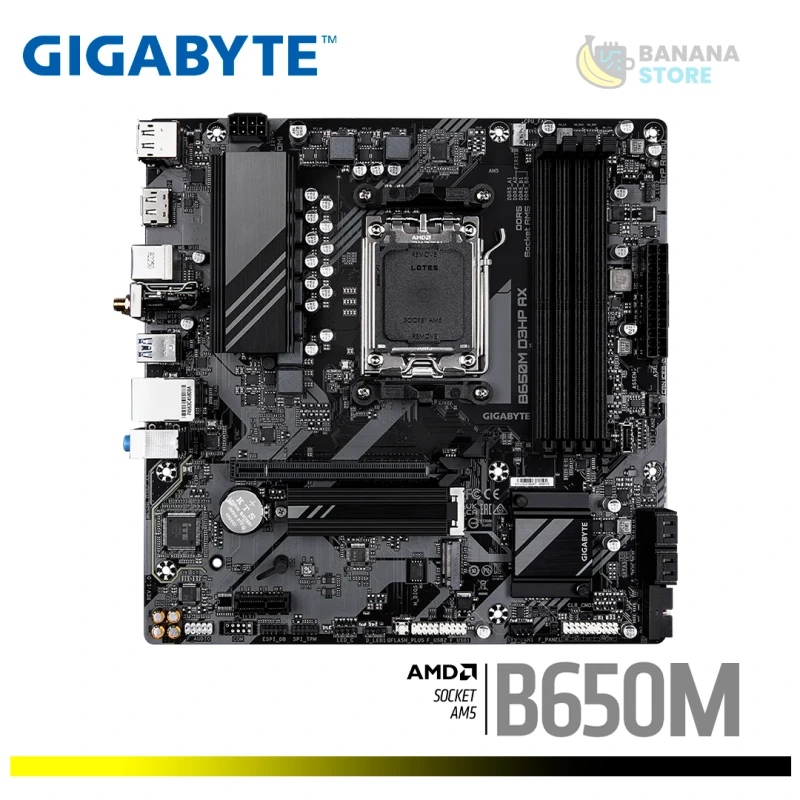 PLACA MADRE B650M GIGABYTE DS3HP AX WIFI AM5 M-ATX